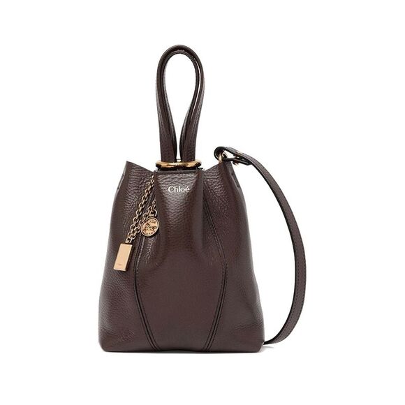 Chloe Women Small Chloé Spin Tote Bag In Grained Leather - Picture 4 of 6